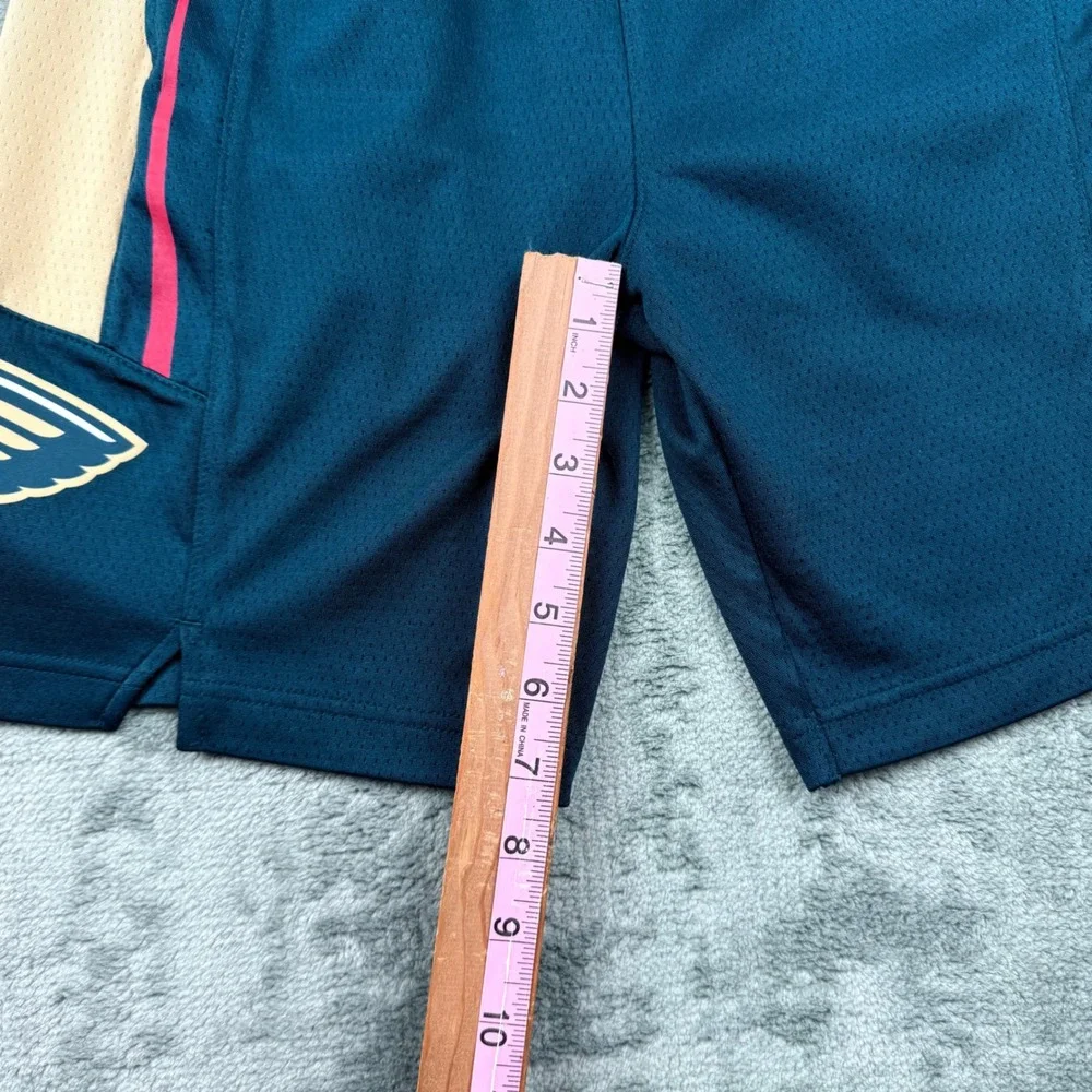 Nike New Orleans Pelicans NBA Basketball Shorts Kids Medium Navy Blue Gold